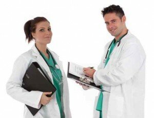 two young doctors